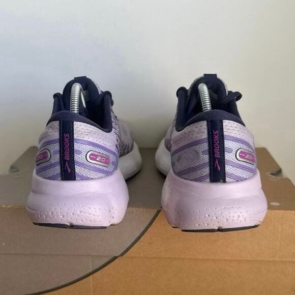 Brooks Glycerin 20 Purple/White Women Running Sneakers - SZ 8 - Picture 3 of 12